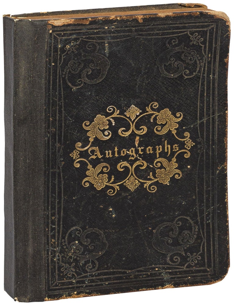 Civil War Autograph Album of Prisoners Held at Fort Warren in Boston Harbor, Massachusetts (1861-62. James WHITEHURST, Jeanette, Helen.