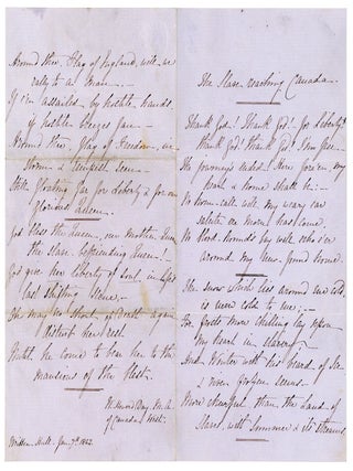 Item #607070 [Manuscript Copy of an apparently unpublished Poem, by an important African-American...