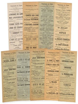 Item #607119 [Flyers]: Connaissance du Cin&eacute;ma: Cin&eacute; Club de la F&eacute;d&eacute;ration Francaise des Cin&eacute;...