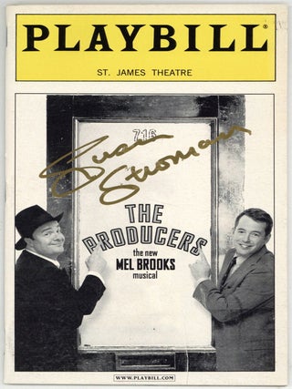 Item #607506 [Playbill]: The Producers. Susan STROMAN