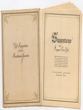 Item #608246 [Cover title]: Gift Suggestions from the Strathmore Jewelers
