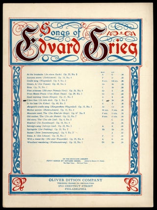 Item #608270 [Sheet music]: I Love Thee (Ich Liebe Dich &ndash; Op. 5, No. 3). Hans Christian...