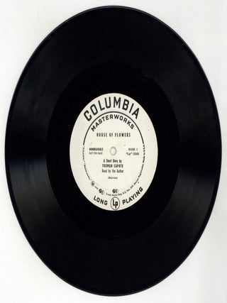 Item #608657 [Vinyl Record]: House of Flowers (Read by the Author). Truman CAPOTE