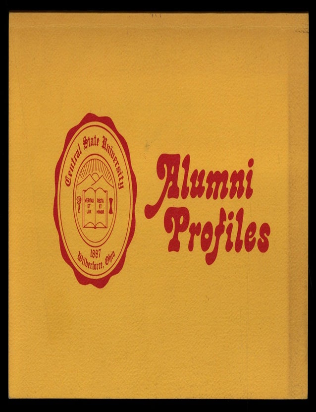 Item #608707 [HBCU, Cover Title]: Central State University Alumni Profiles