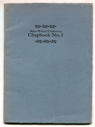 The Maine Writers' Conference Chapbook No. 3. Sheldon CHRISTIAN, Sue McConkey.