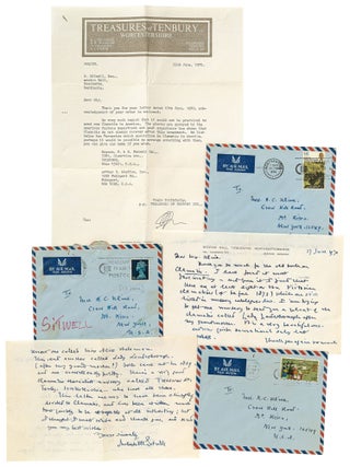 Item #609323 Two ALS from Sacheverell Sitwell regading Botany, with one Related TLS. Sacheverell...