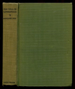 Item #609682 The Well of Loneliness. Radclyffe HALL