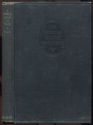 Item #609955 An Experimental and Clinical Study of Pain in the Pleura, Pericardium and...