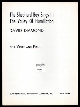 Item #610015 [Sheet music]: The Shepherd Boy Sings in the Valley of Humiliation. John BUNYAN,...