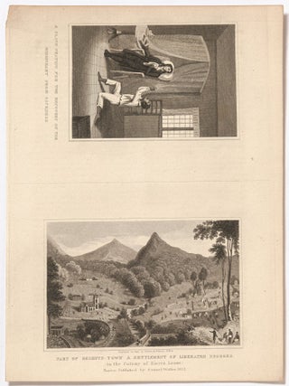 Item #610084 Uncut Sheet of Two Steel Engravings from Thomas Smith and John O. Choules'...