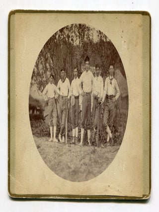 Item #610174 Early Baseball Cabinet Card. Circa 1867