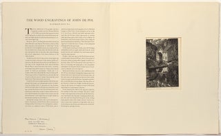 Mill on the Aspetuck: A Wood Engraving by John De Pol