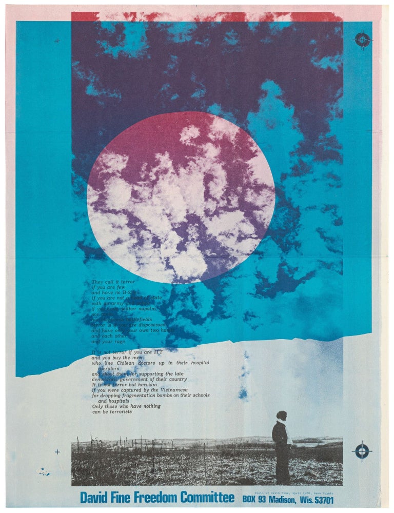 Political Poster with poem]: David Fine Freedom Committee. David FINE.
