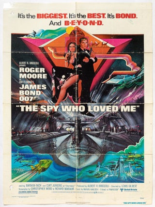 Item #611179 [Film Poster]: James Bond 007 in The Spy Who Loved Me. Ian FLEMING, Barbara Bach,...