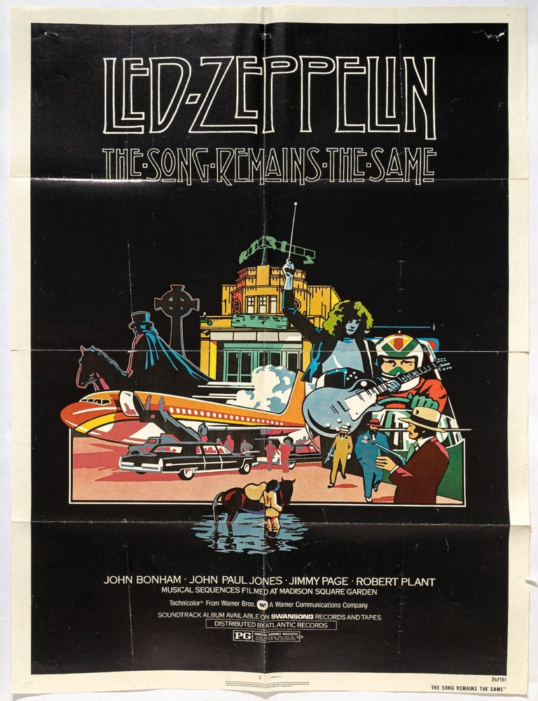 Item #611183 [Film Poster]: Led Zepplin: The Song Remains the Same. Led Zepplin.