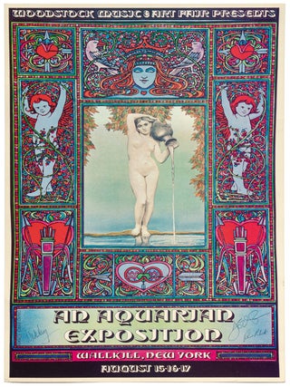 Item #611271 [Poster]: Woodstock Music & Art Fair Presents An Aquarian Exposition: Wallkill,...