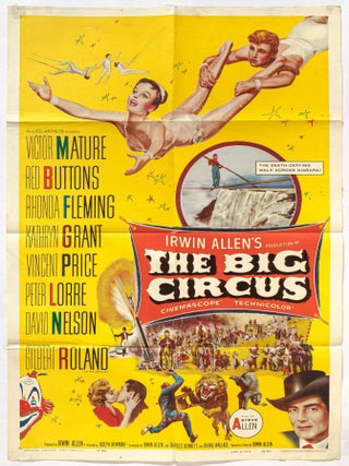 Item #611376 [Film Poster]: The Big Circus. Irwin ALLEN, David Nelson, Peter Lorre, Vincent...