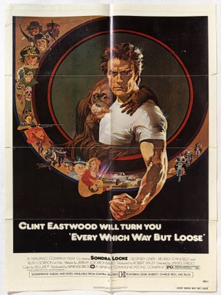 Item #611398 [Film Poster]: Every Which Way But Loose. Clint EASTWOOD, beverly D'Angelo, Geoffrey...