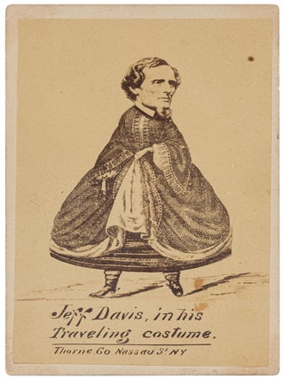 Item #611408 [Carte de visite]: Jeff Davis in his Traveling Costume. Jefferson DAVIS