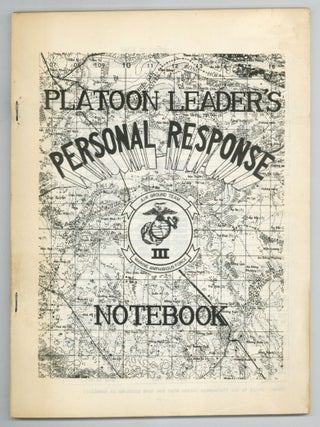 Item #612081 Platoon Leader's Personal Response Notebook