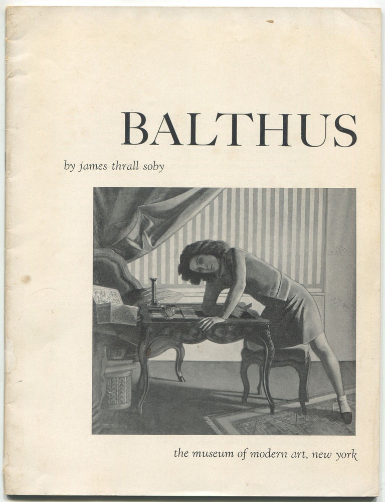 Item #612435 Balthus by James Thrall Soby. James Thrall SOBY.