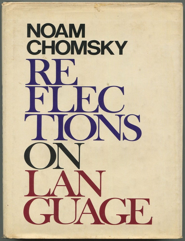 Item #612545 Reflections on Language. Noam CHOMSKY.