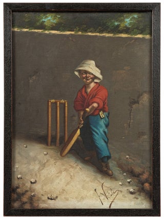 Item #612669 [Original Artwork]: The Cricket Match. Ferruccio VITALE