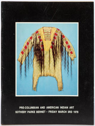 Item #612729 Pre-Columbian and American Indian Art. Friday, March 3rd, 1978
