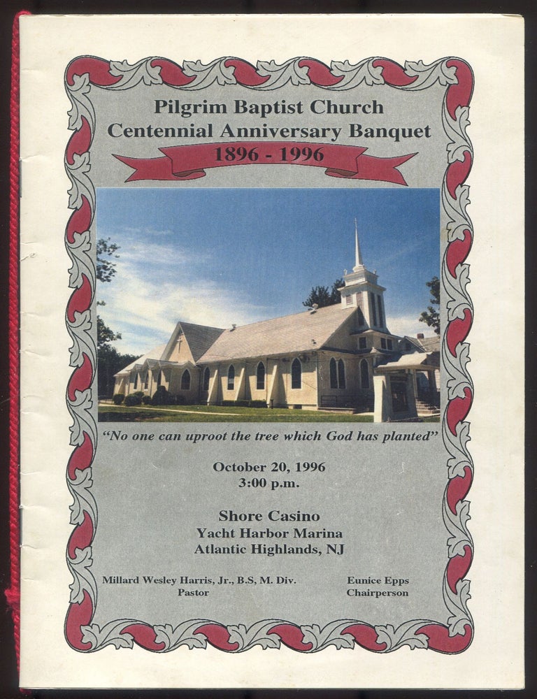Item #612731 [Program, cover title]: Pilgrim Baptist Church Centennial Anniversary Banquet 1896-1996