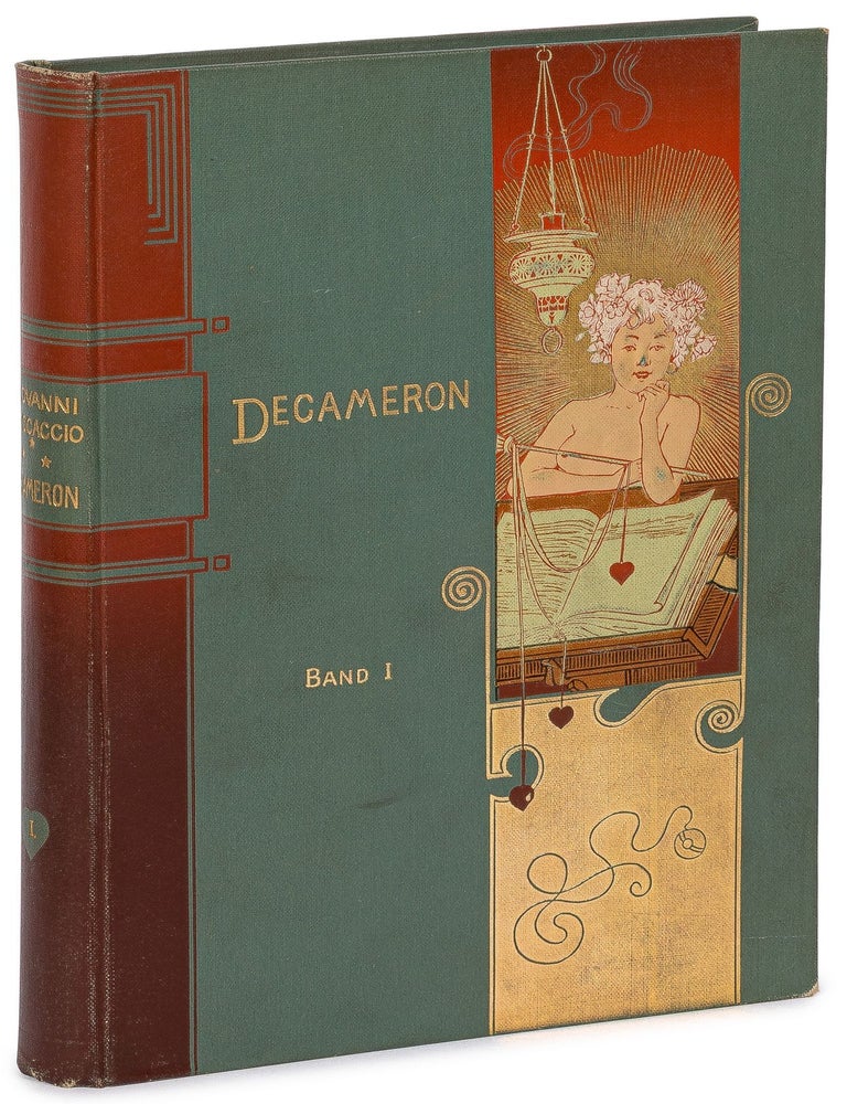 Item #612854 Hundert Erza?hlungen des Decameron. Erster Theil [Volume One of Three, with Hidden Publisher's Advertisement?]. Giovanni BOCCACCIO.