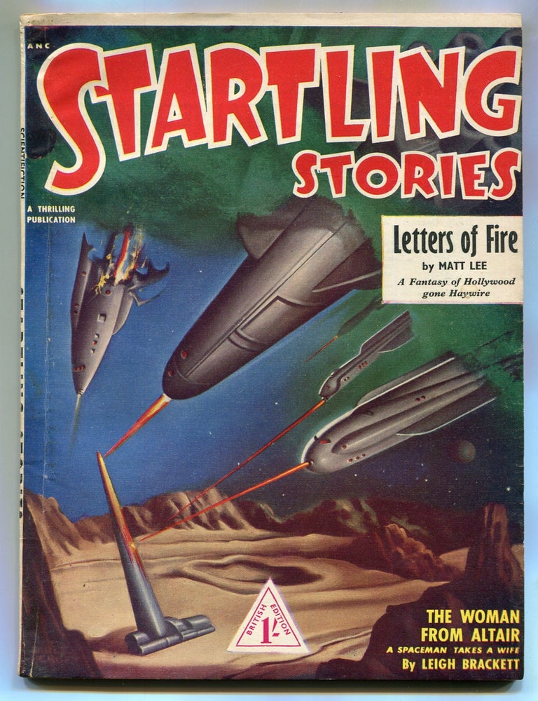 Item #613482 [Pulp Magazine]: Startling Stories &ndash; No. 6 (British Edition). Leigh BRACKETT, Richard Matheson.