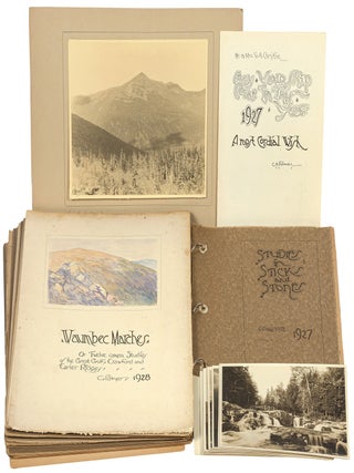 A Collection of New Hampshire Landscape Photographs from the 1920s Showing the White Mountains, C. E. PALMER, G A. Christie.