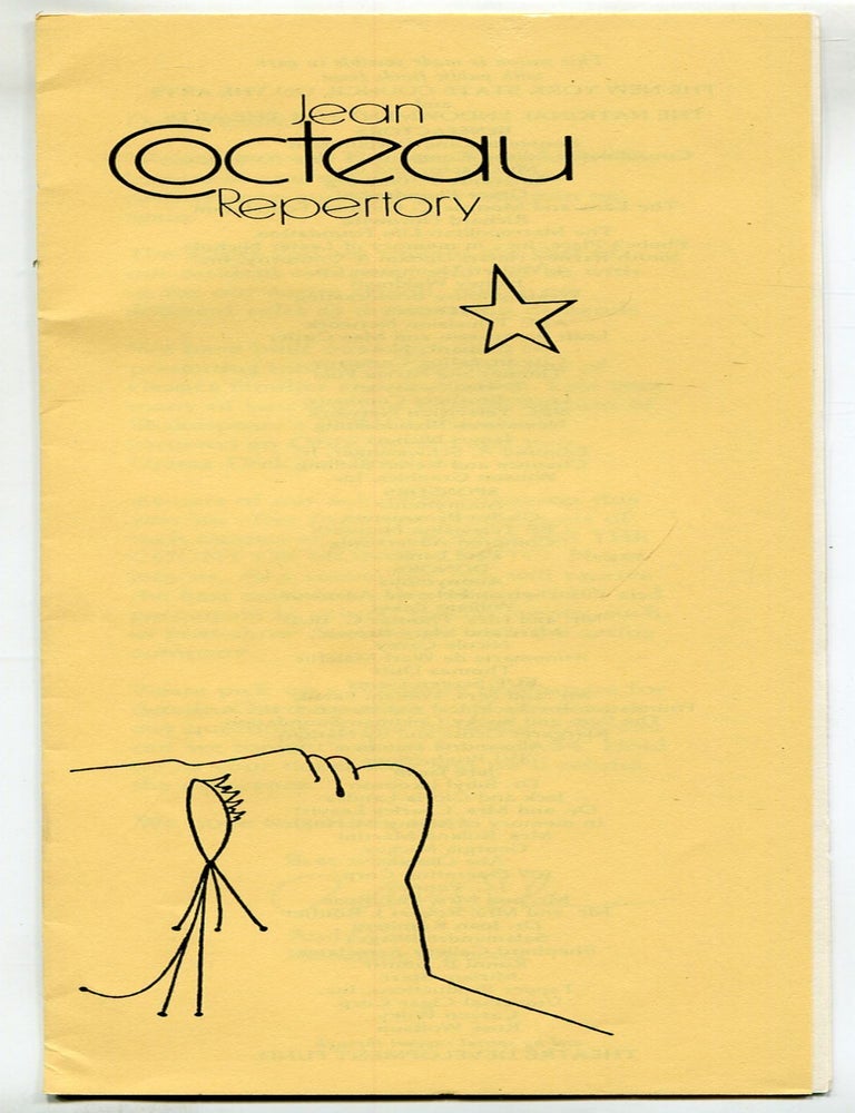 Item #613992 [Theater Program]: Jean Cocteau Repertory. Tennessee Williams' Something Cloudy, Something Clear. Tennessee WILLIAMS.