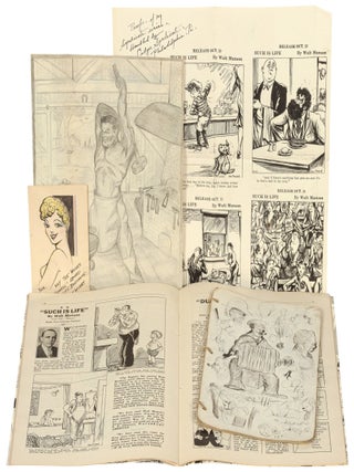 Item #614004 [Collection]: Early Artwork of Connecticut Cartoonist Walt Munson: Regular...