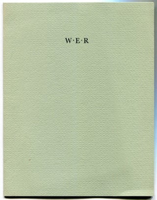 Item #614030 Frederick Pottle Remembers William Edwin Rudge. William Edwin RUDGE, Frederick Pottle