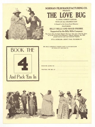 Item #614181 [Movie Press Book]: Norman Film Manufacturing . Co. Presents The Love Bug: A 2 Reel...