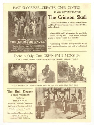 [Movie Press Book, caption title]: Coming! A Colored Novelty Worth Booking *Regeneration*...