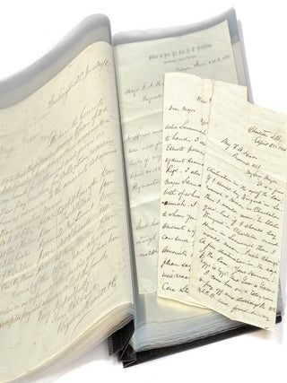 Item #614480 [Letters] 30 Letters Received or Written by Paymaster Major Foster Amos Hixson: 1864...