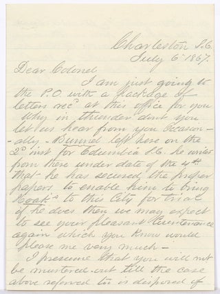 [Letters] 30 Letters Received or Written by Paymaster Major Foster Amos Hixson: 1864 - 1867