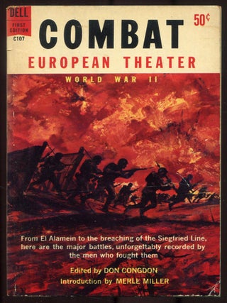 Item #614602 Combat, European Theater: World War II. Don CONGDON