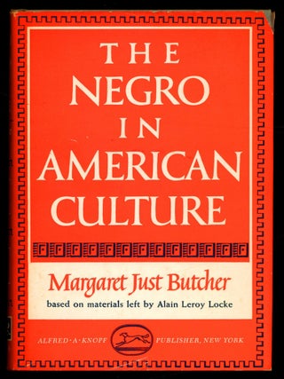 Item #614921 The Negro in American Culture. Margaret Just BUTCHER