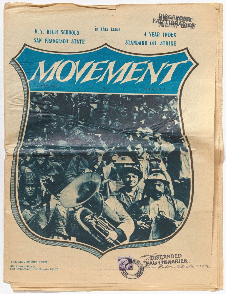Item #615061 The Movement &ndash; Vol. 5 No. 4, May 1969. Joe BLUM.
