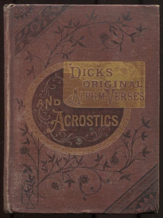 Item #615152 Dick's Original Album Verses and Acrostics