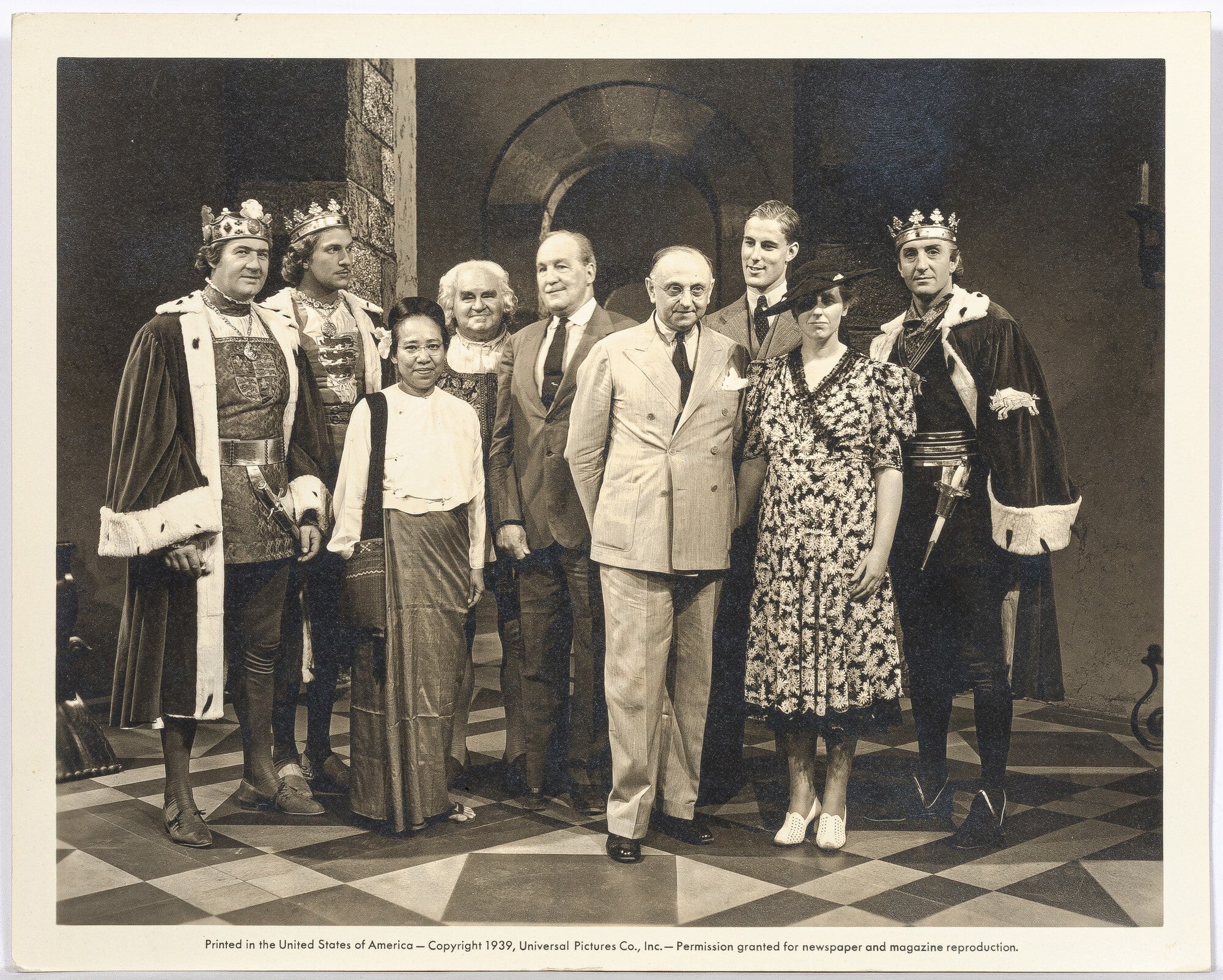 Vintage Photograph Taken on the Set of *The Tower of London* 1939 ...