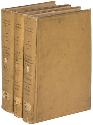 Item #615361 The Law of Nations: Or the Principles of Natural Law / Le droit des gens, ou...