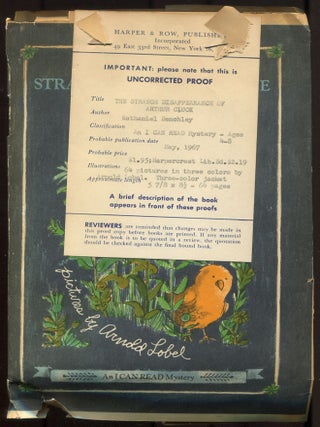 Item #615422 The Strange Disappearance of Arthur Cluck. Nathaniel BENCHLEY