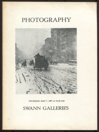 Item #615468 [Auction Catalog]: Swann Galleries: Photography &ndash; Thursday, May 7, 1987