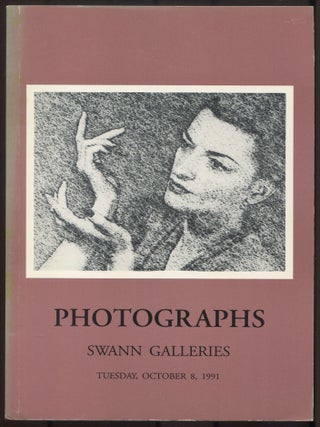 Item #615473 [Auction Catalog]: Swann Galleries: Photographs &ndash; Tuesday, October 8, 1991