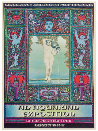 Item #615603 [Poster]: Woodstock Music & Art Fair Presents An Aquarian Exposition: Wallkill,...