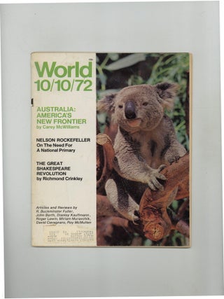 Item #615934 World: 10/10/72 &ndash; Vol. 1, No. 8